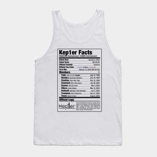 Kep1er Nutritional Facts 2 Tank Top